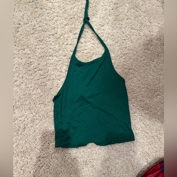 Green Halter neck tank top from American Eagle - Picture 5 of 5